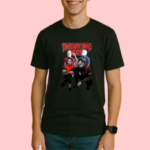Tricou Twenty One Pilots, muzica (Comedie / Rap ironic), Dama | Barbat | Copii, Culoare Negru - Img 3