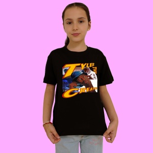 Tricou Tyler, The Creator - Red Microphone, muzica Pop / R&B / Reggae, Dama | Barbat | Copii, Culoare Negru - Img 2
