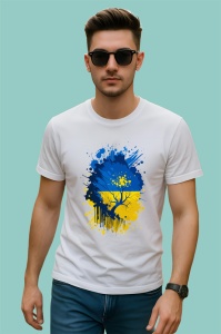 Tricou Ukraine Steag Splash Art, Copii | Dama | Barbat