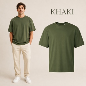 Tricou unisex bărbat oversize Malfini Stage 812, model larg și lejer, 100% bumbac - Img 17