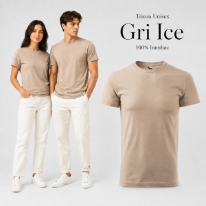 Tricou Unisex Damă / Bărbat Heavy New 137 – 100% Bumbac, Guler Rotund, 200 g/m², XS–5XL - Img 30