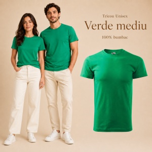 Tricou Unisex Damă / Bărbat Heavy New 137 – 100% Bumbac, Guler Rotund, 200 g/m², XS–5XL - Img 50