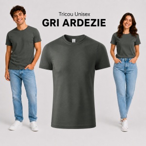 Tricou unisex damă și bărbat, 100% bumbac, mărimi XS–4XL, 22 culori disponibile - Img 20