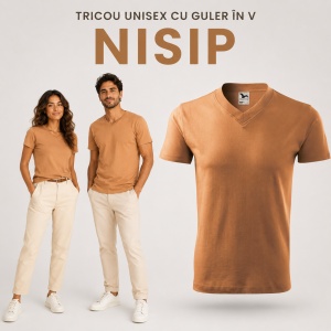 Tricou Unisex Damă și Bărbat Malfini 102, Guler în V, 100% Bumbac, 160 g/m², XS–3XL - Img 18