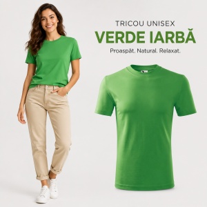 Tricou unisex damă și bărbat Malfini Heavy 110, 100% bumbac, 200 g/mp, S–3XL - Img 13
