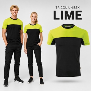 Tricou Unisex Damă și Bărbat Rimeck 109 Colormix, Bicolor, 100% Bumbac, 200 g/m², S–4XL - Img 14