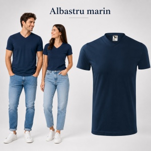 Tricou Unisex Malfini 111 Heavy V-Neck din 100% Bumbac, 200 g/m², Mărimi S–4XL - Img 12