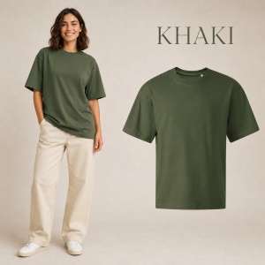 Tricou unisex oversize damă Malfini Stage 812, model larg și lejer, 100% bumbac - Img 18