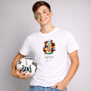 Tricou United World Cup Fifa 2026, din bumbac 100%, tricou alb, Copii | Dama | Barbat