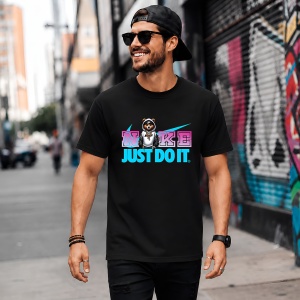 Tricou Urs Streetwear Cu Sapca Si Hanorac Stil Cartier, din bumbac 100%, tricou negru, Copii | Dama | Barbat - Img 5