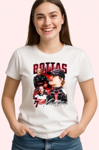 Tricou Valtteri Bottas Portret Masina Echipa Alfa Romeo Formula 1, Copii | Dama | Barbat - Img 3