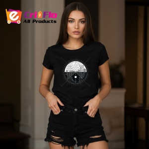 Tricou Vinil Negru Cerc Geometric, Copii | Dama | Barbat, culoare negru - Img 10