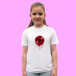 Tricou Vinil Picaturi Sange Arta Muzica, Copii | Dama | Barbat - Img 3