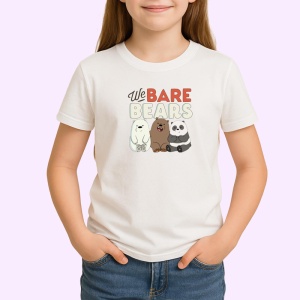 Tricou We Bare Bears cei trei ursi simpatici intr o lume moderna si amuzanta, Copii | Dama | Barbat - Img 3