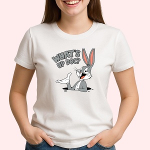 Tricou Whatu s up doc Bugs - Copii | Dama | Barbat - Img 2