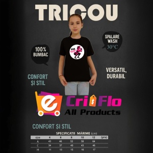 Tricou Who Wants Fata Sportiva Roz, Copii | Dama | Barbat, culoare negru - Img 9