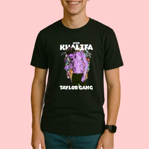 Tricou Wiz Khalifa Taylor Gang, muzica Hip-Hop / Trap, Dama | Barbat | Copii, Culoare Negru