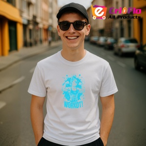 Tricou Workout Fata Muschi Albastra, Copii | Dama | Barbat - Img 6