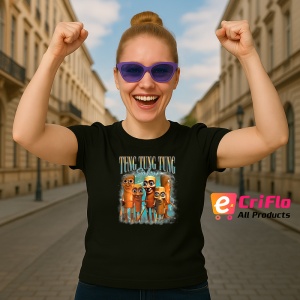 Tung Tung Tung Sahur ** Tricou Tralalero Tralala Copii | Dama | Barbat - Img 12