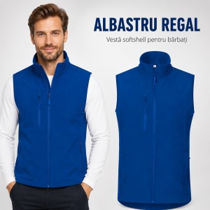 Vestă Bărbați tip Jachetă fără Mâneci, Softshell cu Fermoar – Trail 568 - Img 12