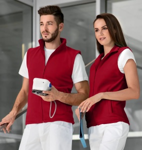 Veste Polar damă și bărbat rosu inchis bordeaux