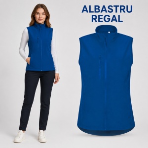 Vestă Damă tip Jachetă fără Mâneci, Softshell Elastică și Călduroasă – Trail 569 - Img 12