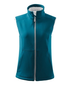 Vesta softshell pentru dama de culoare turcoaz