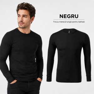 Bluză Bărbați Malfini Merino Rise LS 159, 100% Lână Merino, 190 g/m², Mânecă Lungă, Slim Fit, Termoreglare, Anti Miros, Mărimi S–3XL - Img 13