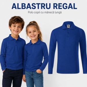 Bluză Polo Copii Simplă pentru Uniforma Școlară - Img 17