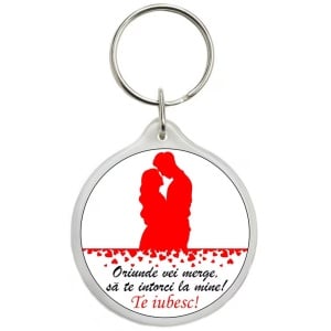 Breloc personalizat pentru indragostiti
