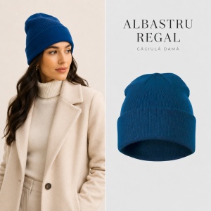 Căciulă Damă tip Beanie, Călduroasă, Tricotată și Modernă – Beanie 315 - Img 12