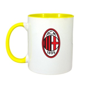 Cana AC Milan Italia , cu logoul stema echipei, Cadoul Perfect - Img 5