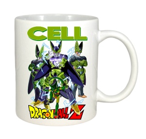 Cana alba pentru copii personalizata personajul Cell Dragon Ball Z - cadou - Img 3