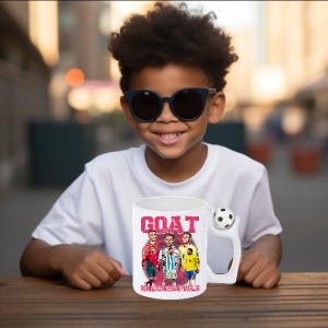 Cana Antistres Personalizată cu Fotbalistii Ronaldo Neymar Messi Goat - Cadoul Perfect pentru Pasionații de Fotbal - Img 5