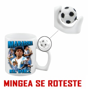 Cana Antistres Personalizată cu Fotbalistul Diego Armando Maradona - Img 2