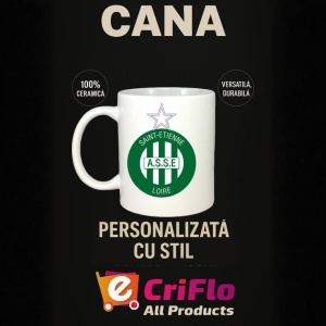 Cana AS Saint-etienne Franta , cu logoul stema echipei, Cadoul Perfect - Img 15