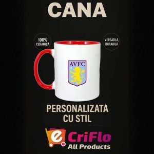 Cana Aston Villa Anglia , cu logoul stema echipei, Cadoul Perfect - Img 45