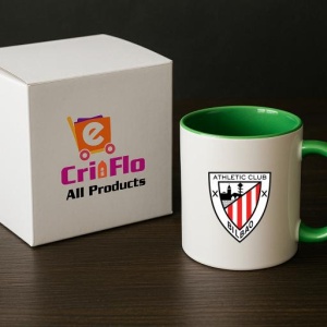 Cana Athletic Bilbao Spania , cu logoul stema echipei, Cadoul Perfect - Img 19