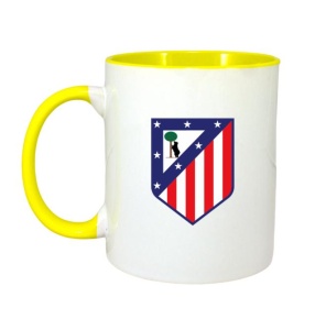 Cana Atletico Madrid Spania , cu logoul stema echipei, Cadoul Perfect - Img 5