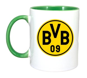 Cana Borussia Dortmund Germania , cu logoul stema echipei, Cadoul Perfect - Img 3