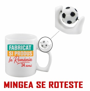 Cană Cadou 34 ani - Cadou Unic - Fabricat și produs în România pentru Vârsta de 34 ani - Img 2