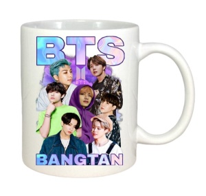 Cana cadou personalizata cu Formatia BTS BANGTAN Kpop - Img 1