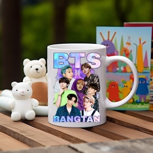 Cana cadou personalizata cu Formatia BTS BANGTAN Kpop - Img 2