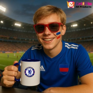 Cana Chelsea FC Anglia , cu logoul stema echipei, Cadoul Perfect - Img 26