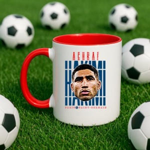 Cana cu fotbalistul Achraf Hakimi-Paris Saint-Germain PSG - Img 31