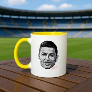 Cana cu fotbalistul Cristiano Ronaldo-Al-Nassr FC - Img 25