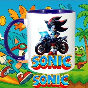 Cana cu Sonic Shadow pe motocicleta - Viteza Intunecata - Img 12