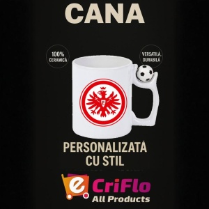 Cana Eintracht Frankfurt Germania , cu logoul stema echipei, Cadoul Perfect - Img 13