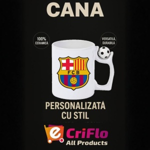 Cana FCB Spania , cu logoul stema echipei, Cadoul Perfect - Img 13