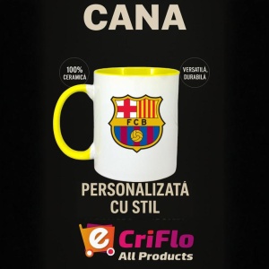 Cana FCB Spania , cu logoul stema echipei, Cadoul Perfect - Img 30